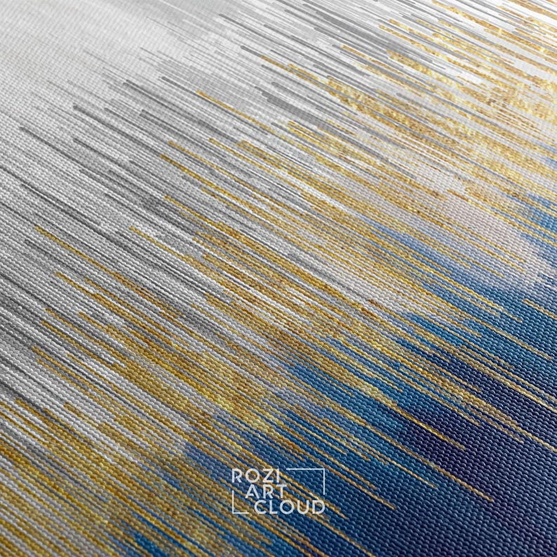 Minimalist abstract wall art decor, modern framed large canvas print