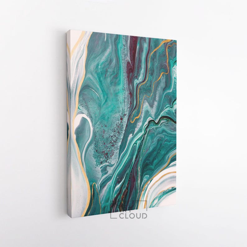 Abstract minimalist wall art, framed canvas print, modern extra large poster print home decor,