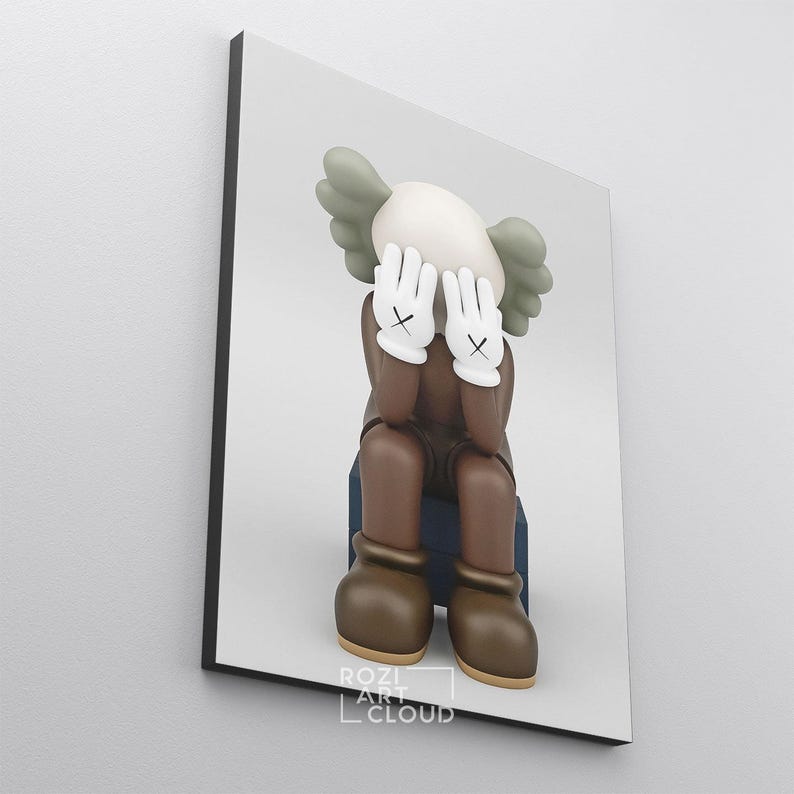 Kaw hypebeast wall art canvas poster print modern trendy pop culture man cave decor