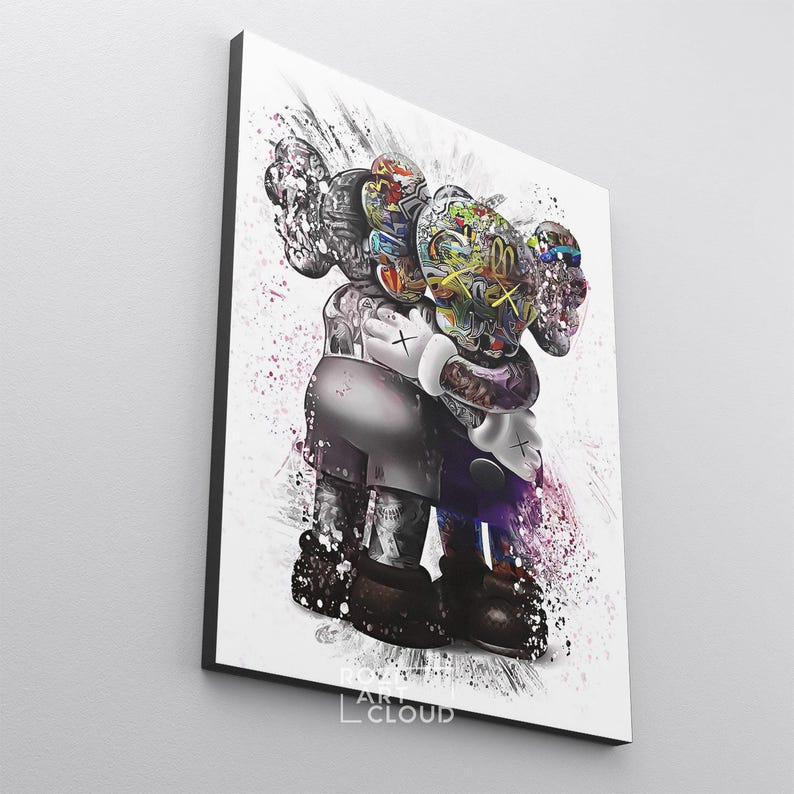 Kaw hypebeast wall art canvas poster print modern trendy pop culture man cave decor