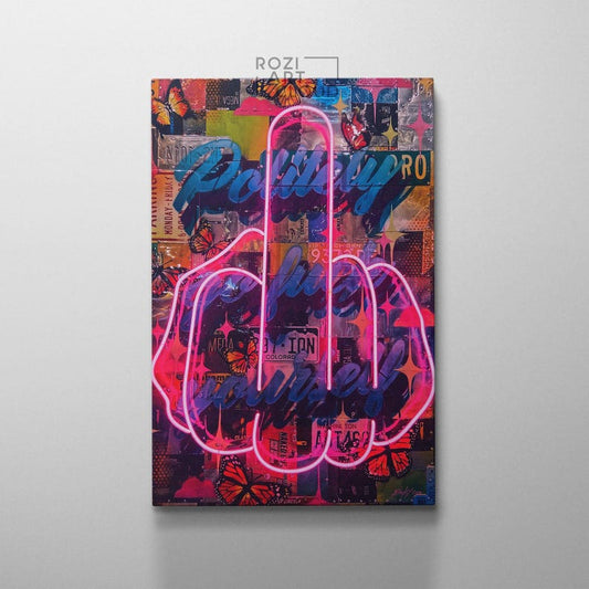 Graffiti street art prints, street art canvas, abstract home office interior, trendy room canvas, best friend gift, oversized wall art