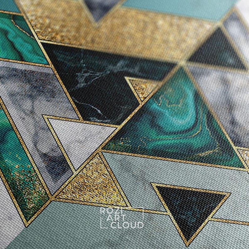 Marble art prints, abstract wall art, geometric canvas prints, luxury bedroom interior decor, modern wall art for living room