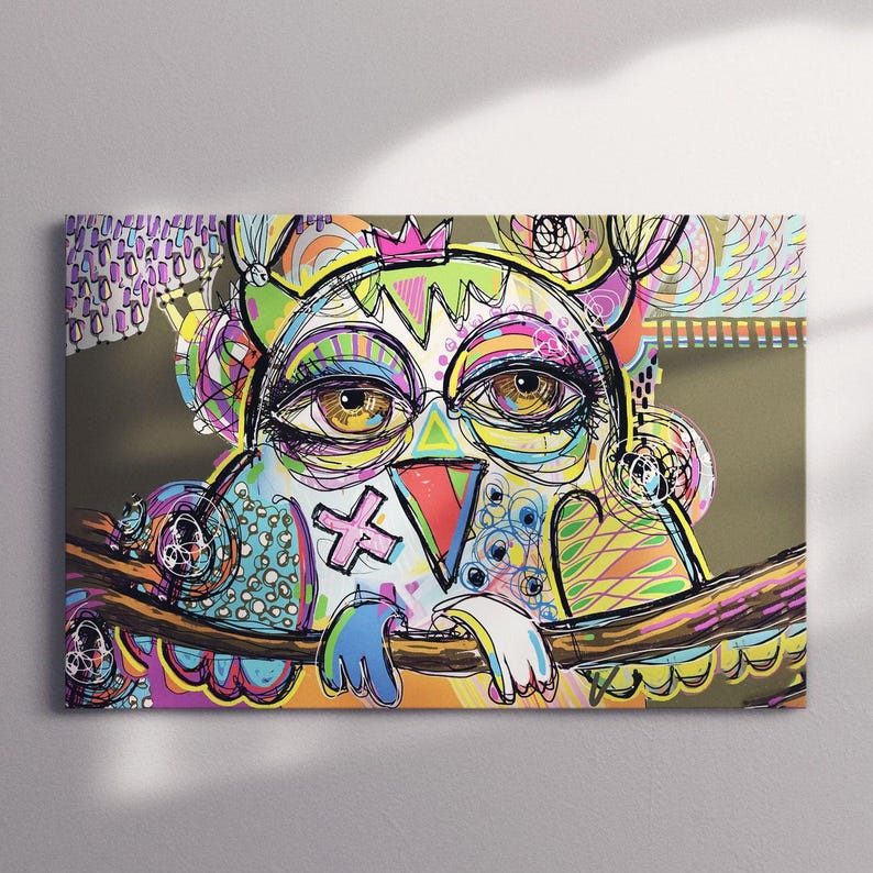 Pablo picasso print wall art framed poster, graffiti art prints, colorful abstract canvas prints, large modern art, wall decor living room