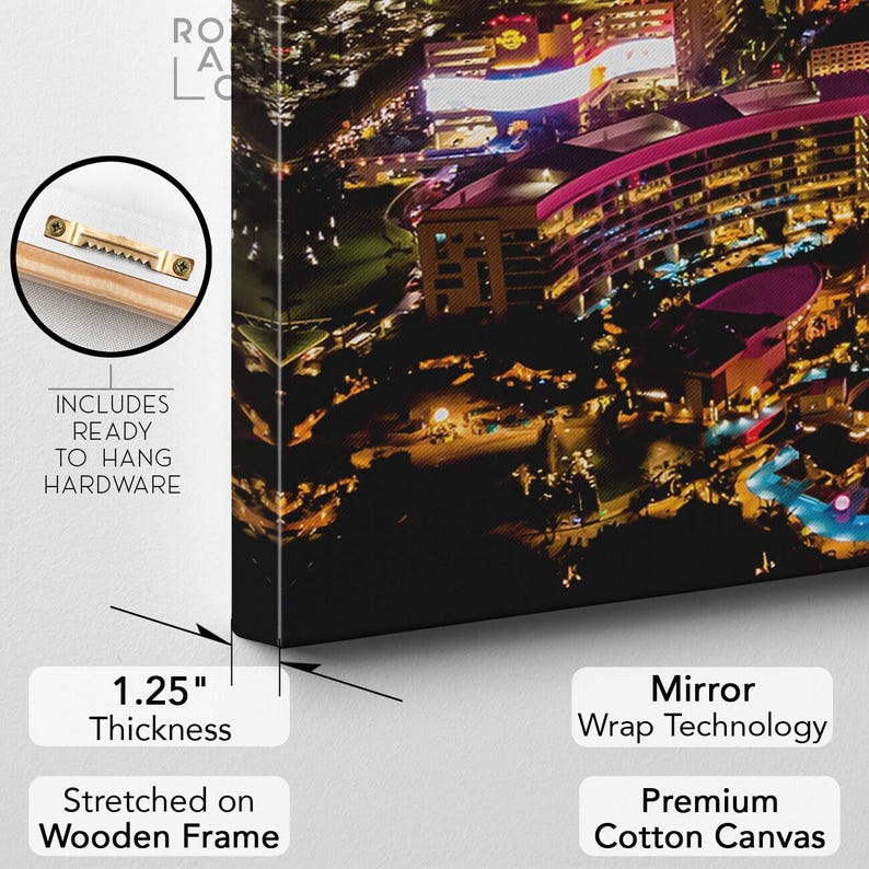 Hard Rock Casino & Hotel, Hollywood Florida canvas prints wall art, poster decor, city artwork