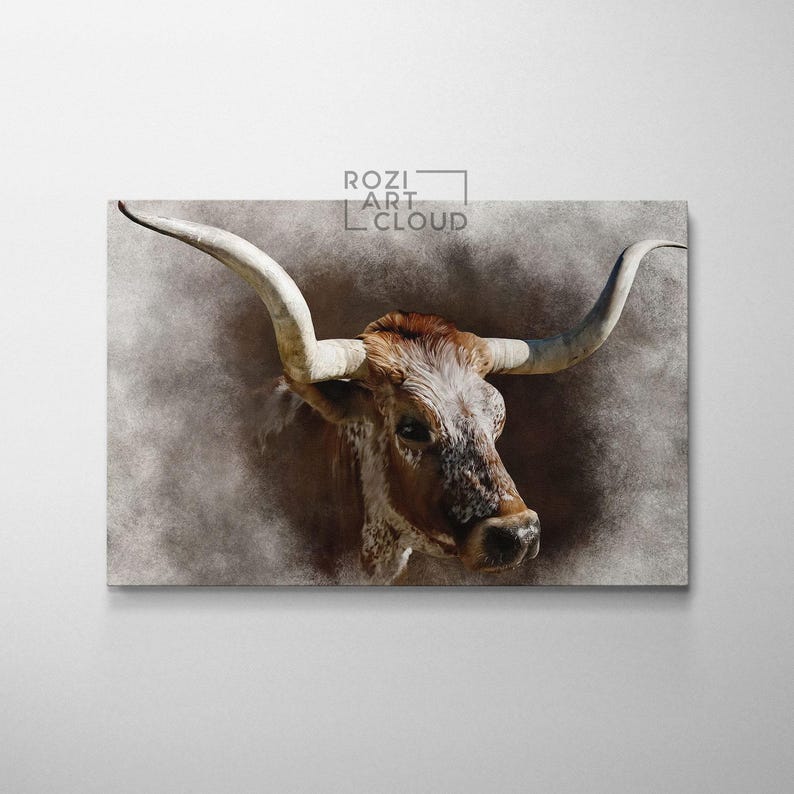 Cow wall art prints, farmhouse style artwork, animal canvas prints, best friend gifts, wall hanging for living room