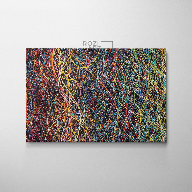 Minimalist abstract wall art, extra large modern art, street art framed canvas poster print for living room, bedroom, office, home decor