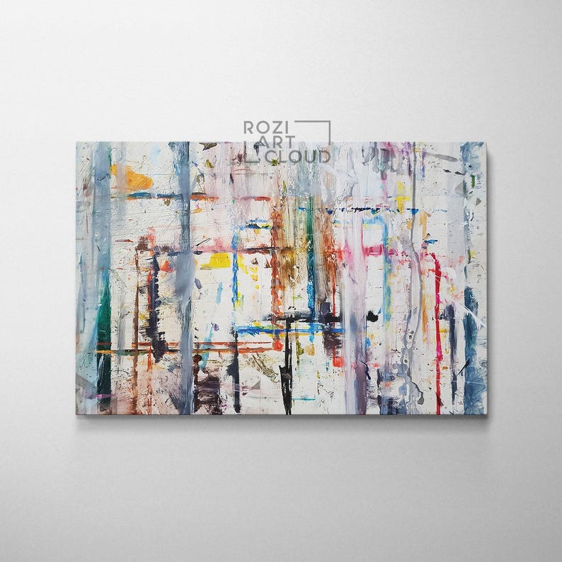Minimalist abstract wall art canvas print