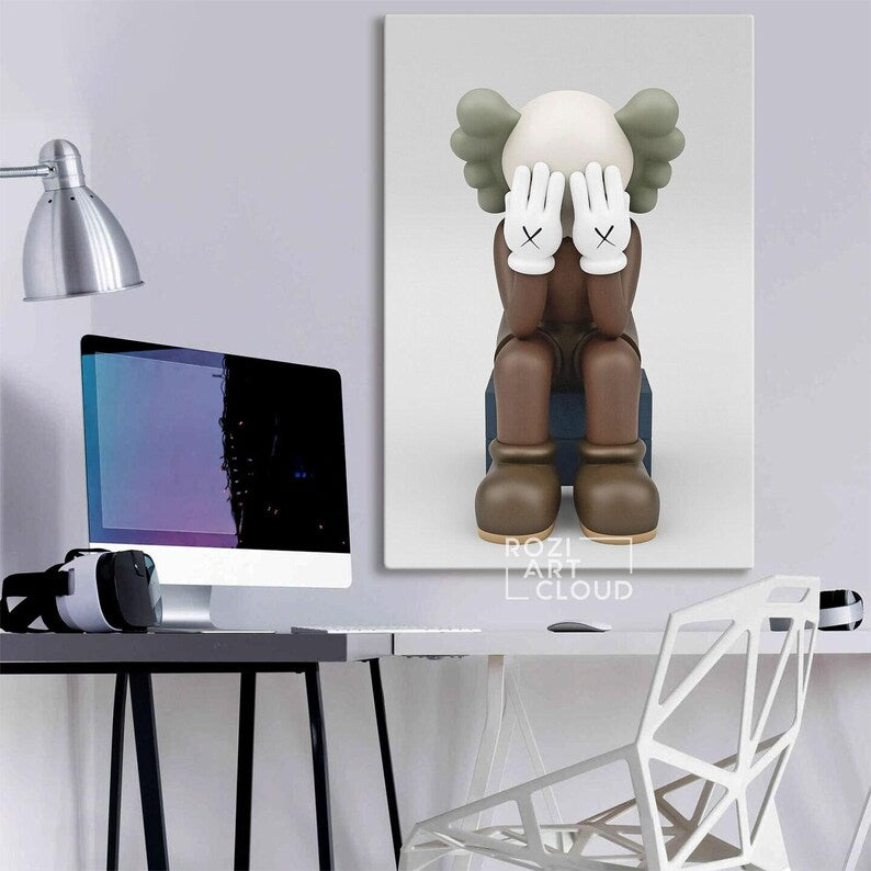 Kaw hypebeast wall art canvas poster print modern trendy pop culture man cave decor