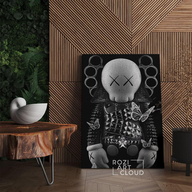 Kaw hypebeast wall art canvas poster print modern trendy pop culture man cave decor