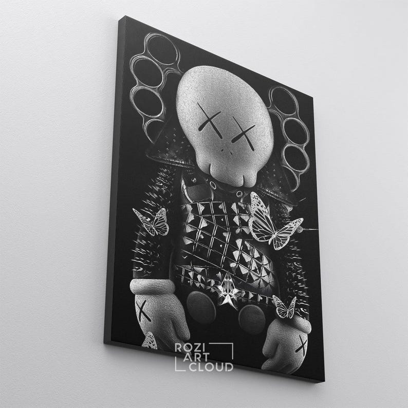 Kaw hypebeast wall art canvas poster print modern trendy pop culture man cave decor