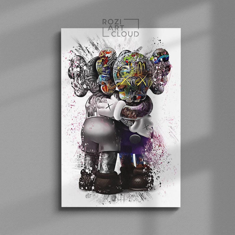 Kaw hypebeast wall art canvas poster print modern trendy pop culture man cave decor