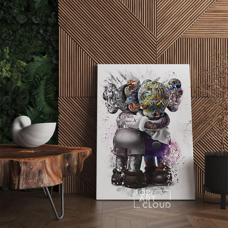 Kaw hypebeast wall art canvas poster print modern trendy pop culture man cave decor