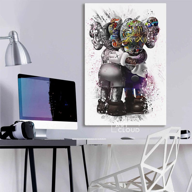 Kaw hypebeast wall art canvas poster print modern trendy pop culture man cave decor