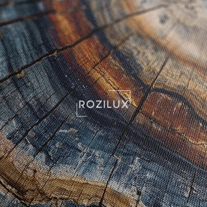 Abstract Tree Ring Canvas Print, Earthy Wood Grain Wall Art, Rustic Nature Decor Boho