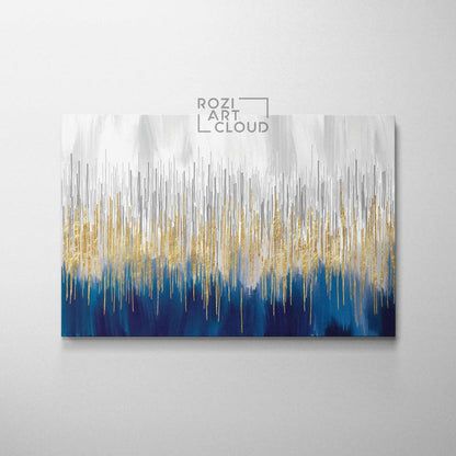 Minimalist abstract wall art decor, modern framed large canvas print