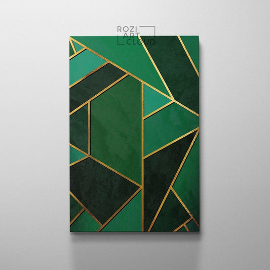 Abstract geometric modern art poster, abstract minimalist wall art framed canvas print, modern poster print home decor