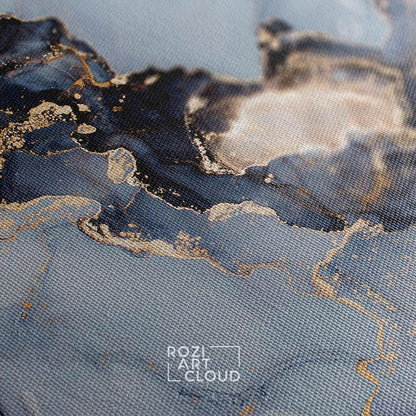 Abstract canvas wall art, luxury bedroom interior decor, modern wall art for living room, best friend gifts, marble art prints