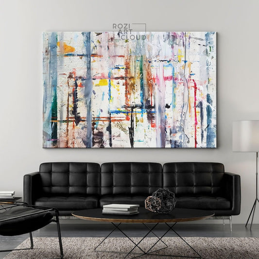 Minimalist abstract wall art canvas print