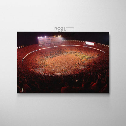 Tennessee vols wall art framed canvas print, university of tennessee neyland stadium poster