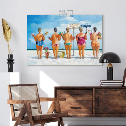 Beach wall art, holiday decor prints, travel poster art, blue light sky prints, coastal canvas