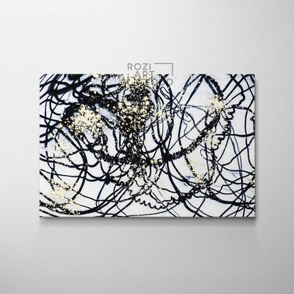 Black and white wall art, abstract canvas art, artwork for living room, large modern art, contemporary art prints, home gifts