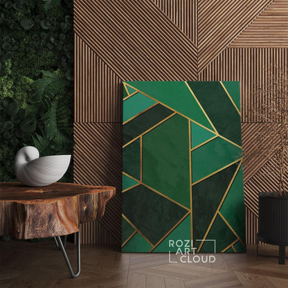 Abstract geometric modern art poster, abstract minimalist wall art framed canvas print, modern poster print home decor