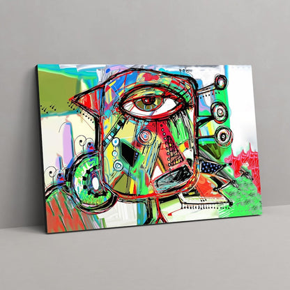 Pablo picasso print wall art framed poster, graffiti art prints, colorful abstract canvas prints, large modern art, wall decor living room