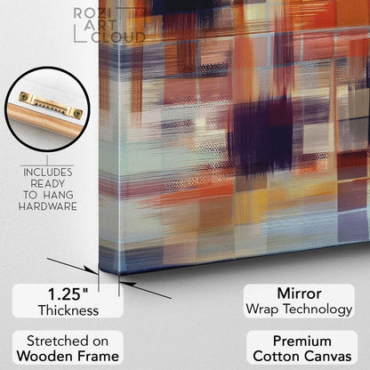 Abstract canvas wall art, mosaic art prints, colorful canvas prints, best friend gifts, large modern art, wall decor living room