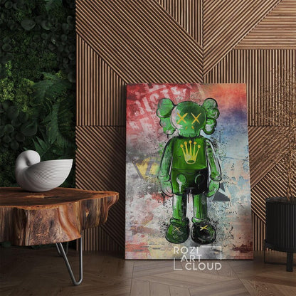 Hypebeast kaw wall art canvas poster print modern trendy pop culture man cave decor
