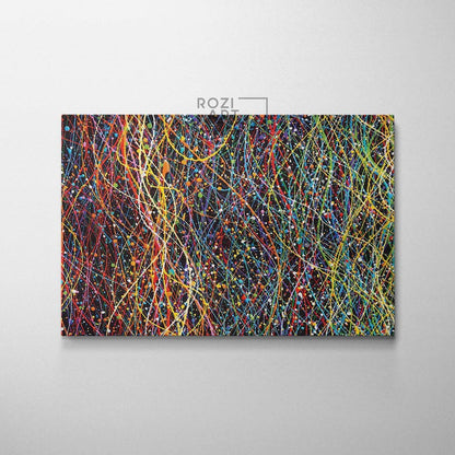 Minimalist abstract wall art, extra large modern art, street art framed canvas poster print for living room, bedroom, office, home decor