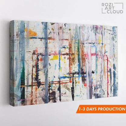 Minimalist abstract wall art canvas print