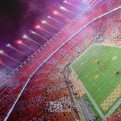 Tennessee vols wall art framed canvas print, university of tennessee neyland stadium poster