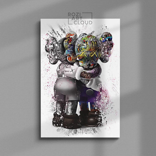 Kaw hypebeast wall art canvas poster print modern trendy pop culture man cave decor