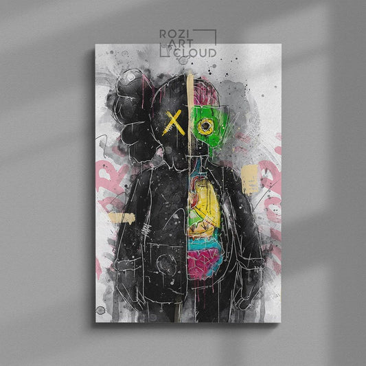 Kaw hypebeast wall art canvas poster print modern trendy pop culture man cave decor